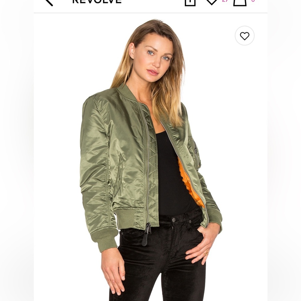 Alpha industries Sage reversible bomber jacket